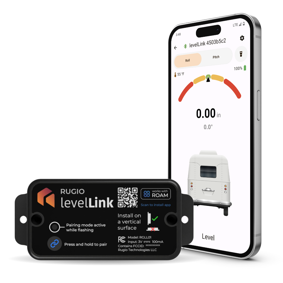 levelLink - App-Connected RV Leveling System
