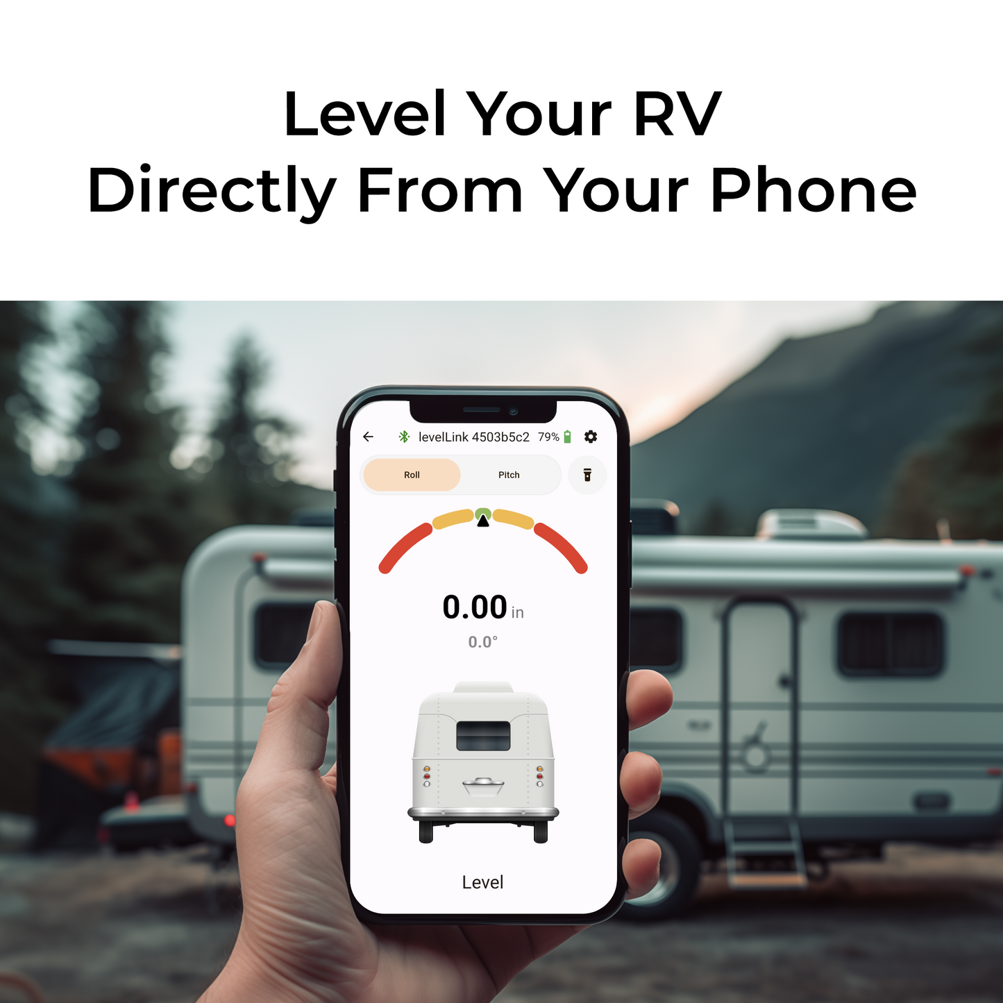 levelLink - App-Connected RV Leveling System